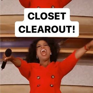 Closet CLEAROUT! Make me an offer!
